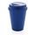 Reusable double wall coffee cup 300ml, blue