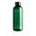 Leakproof water bottle with metallic lid, green