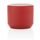 Ceramic modern mug, red