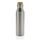 Gaia RCS certified recycled stainless steel vacuum bottle, silver