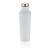 Modern vacuum stainless steel water bottle, white