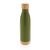 Vacuum stainless steel bottle with bamboo lid and bottom, gr