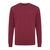 Iqoniq Zion recycled cotton crew neck, burgundy