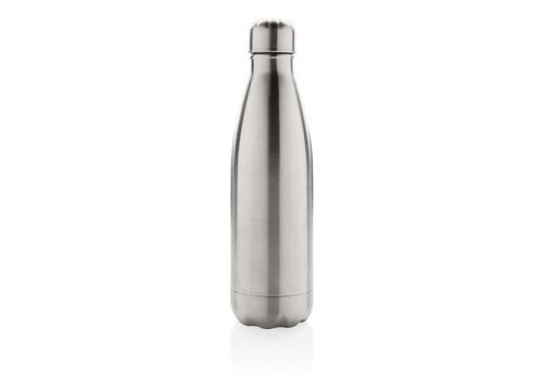 Vacuum insulated stainless steel bottle, silver