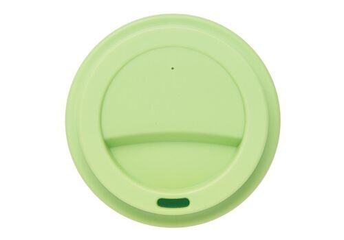 Reusable Coffee cup with screw lid 350ml, green