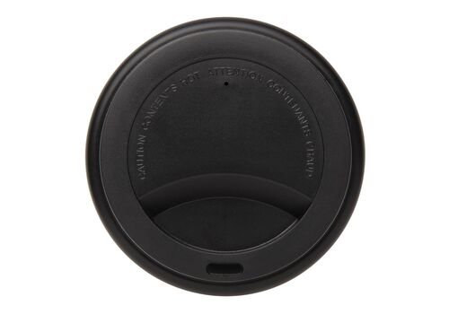 Reusable double wall coffee cup 300ml, black