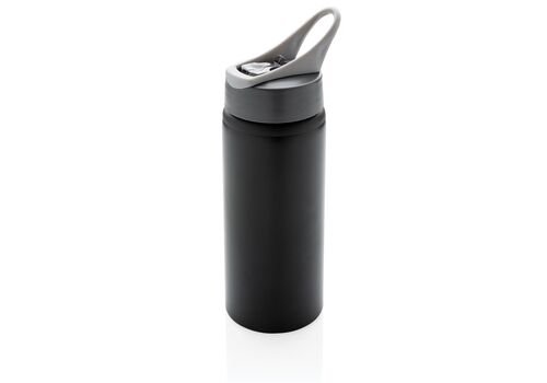 Aluminium sport bottle, black