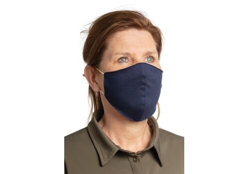 Reusable 2-ply cotton face mask, navy