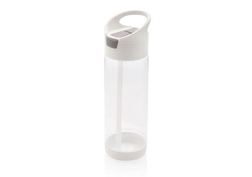 Tritan performance bottle with spout, white