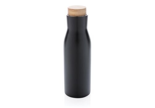 Clima leakproof vacuum bottle with steel lid, black