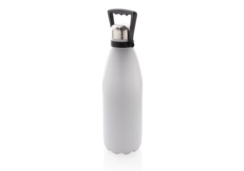 ​Large vacuum stainless steel bottle 1.5L, white