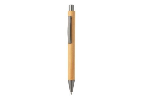 Slim design bamboo pen, brown