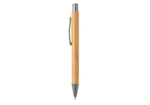 Slim design bamboo pen, brown