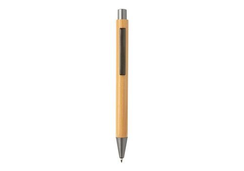 Slim design bamboo pen, brown