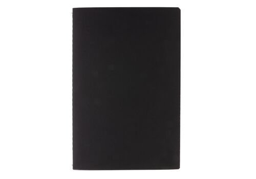 Softcover PU notebook with colored edge, blue