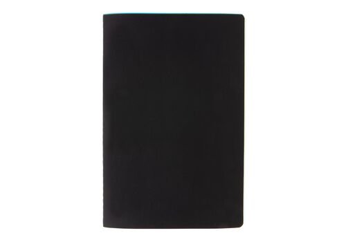 Softcover PU notebook with colored edge, blue