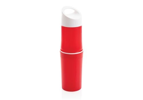 BE O Bottle, Organic Water Bottle, Made In EU, red