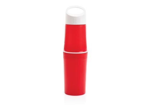 BE O Bottle, Organic Water Bottle, Made In EU, red