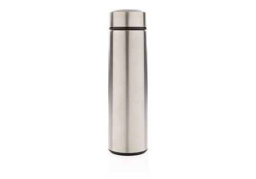 Vacuum stainless steel bottle, silver