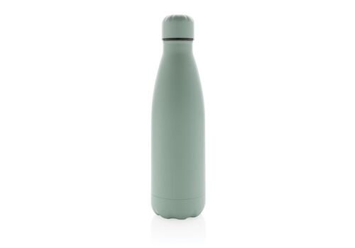 Solid color vacuum stainless steel bottle, green