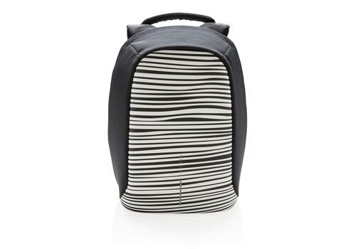 Bobby Compact anti-theft backpack Print, black