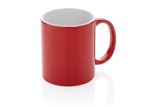 Ceramic classic mug, red