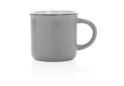 Vintage ceramic mug, grey