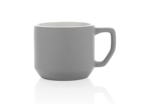 Ceramic modern mug, grey