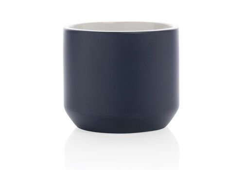 Ceramic modern mug, navy