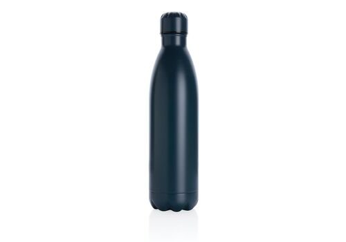 Solid color vacuum stainless steel bottle 750ml, blue