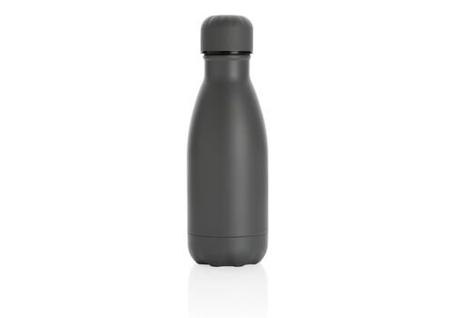 Solid color vacuum stainless steel bottle 260ml, grey