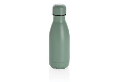 Solid color vacuum stainless steel bottle 260ml, green