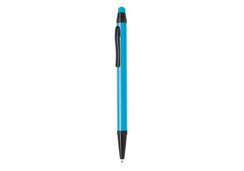 Aluminium slim stylus pen, light blue