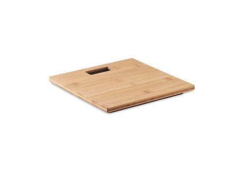 Bamboo bathroom scale