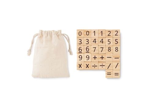 Wood educational counting game