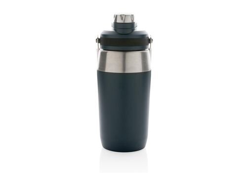 Vacuum stainless steel dual function lid bottle 500ml, navy