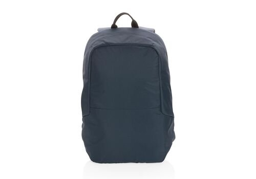 Impact AWARE™ RPET standard anti theft backpack, navy