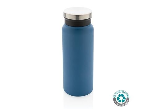 RCS Recycled stainless steel vacuum bottle 600ML, blue