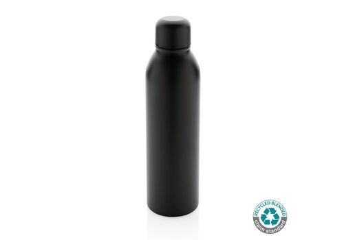 RCS Recycled stainless steel vacuum bottle, black