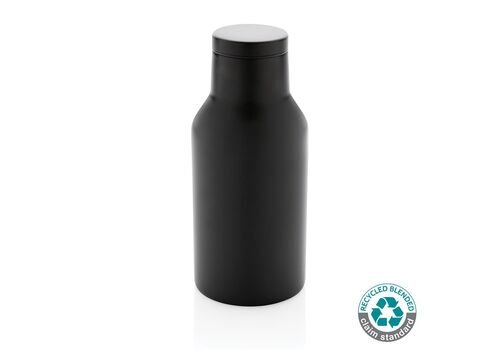 RCS Recycled stainless steel compact bottle, black