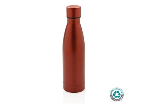 RCS Recycled stainless steel solid vacuum bottle, red