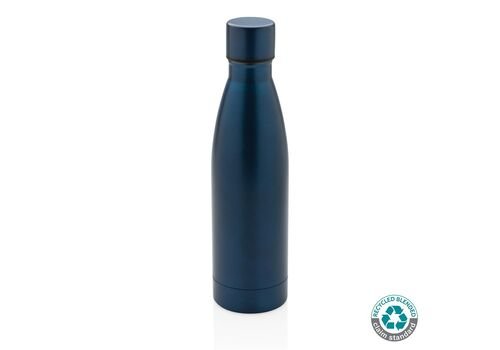 RCS Recycled stainless steel solid vacuum bottle, blue