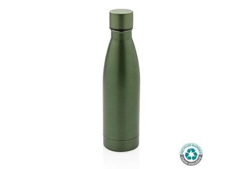 RCS Recycled stainless steel solid vacuum bottle, green