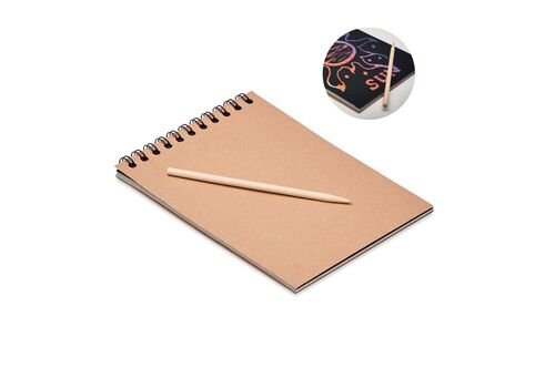 Scratching paper notebook