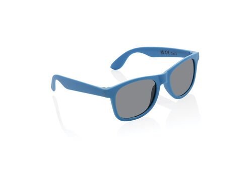 GRS recycled PP plastic sunglasses, blue