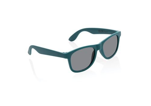 GRS recycled PP plastic sunglasses, turquoise