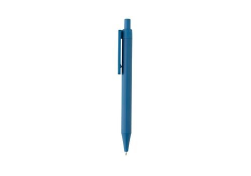 GRS RABS pen with bamboo clip, blue