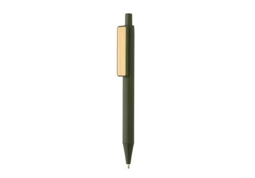 GRS RABS pen with bamboo clip, green