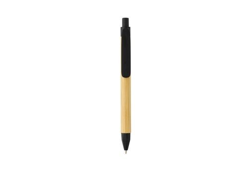 Write responsible recycled paper barrel pen, black