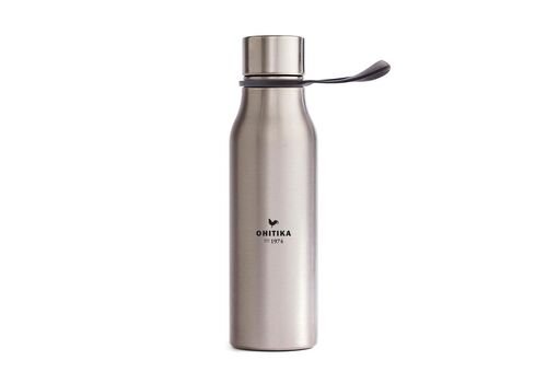 VINGA Lean waterbottle steel, black